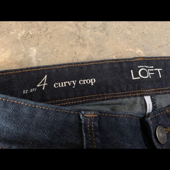 SOLD Ann Taylor LOFT Curvy Crop Jeans - Picture 4 of 4